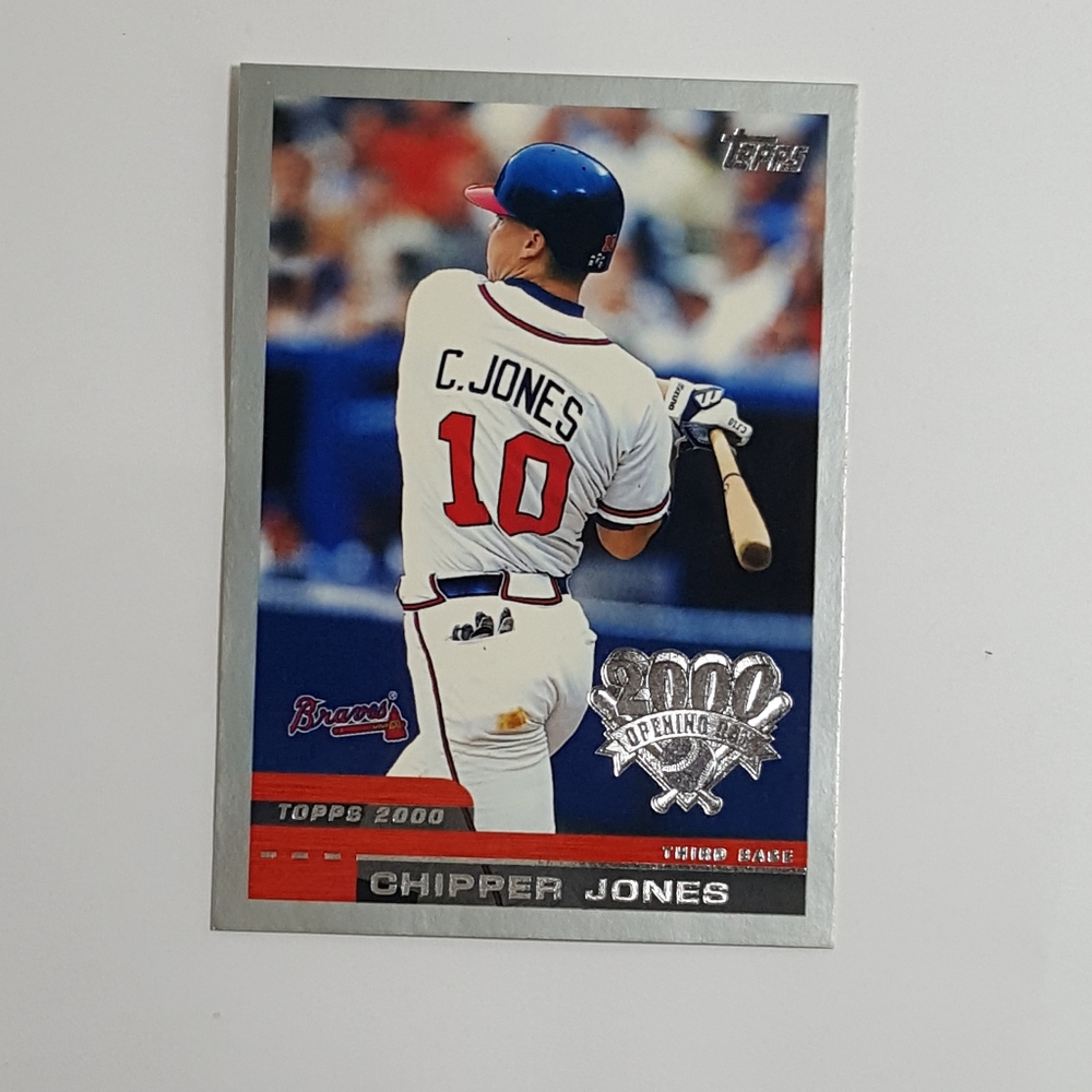 2000 Topps Chipper Jones - Picture 2 of 3